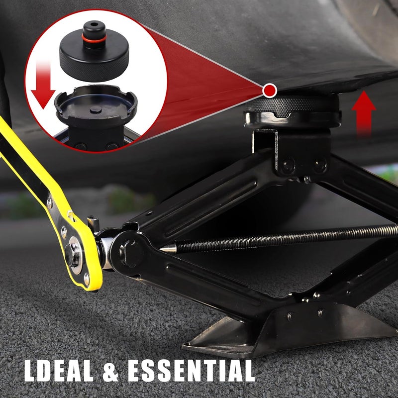 BCJCLTS Car Jack for Tesla Model 3/S/X/Y,Scissor Jack Kit,Car Scissor Jack for Tesla 2.5 Ton, with Upgraded Cross Wrench Kit, Tesla Specific Jack Pads,Storage Bag. (Tesla 2.5T) - Image 2